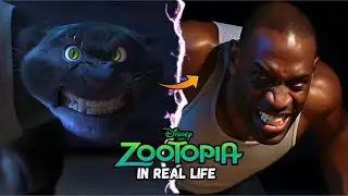 🦊 Zootopia in REAL LIFE | AI Art Remake vs Animation