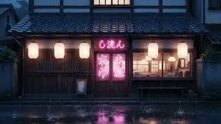Late Night Caf&eacute; in Japan 🌙🌧️ | Smooth Lofi Beats for Quiet Minds