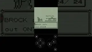VS Brock , Rock Type Boss , Pokemon Gym Leader