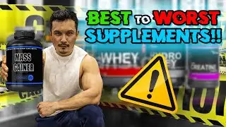 SUPPLEMENTS Ranked BEST to WORST in 2023 |सबसे बेकार सप्लीमेंट्स 2023 में|