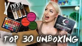 NYX COSMETICS  FACE AWARDS 2019 TOP 30 UNBOXING | #McCREW