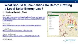 Model Solar Energy Local Law Webinar