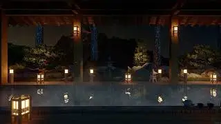 Bain en plein air ~son pour un sommeil confortable ~seule la nuit in CHINESE BATHROOM