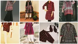 Ajrak print dresses Designs #ajrak #sindhi #cultureday new design 2022