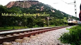 Railfanning during Makalidurga (Near Railway Station) trekking, Karnataka. Latur KSR Express