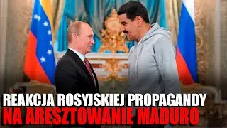 Rosjanie w szoku z powodu szybkiego aresztowania Maduro