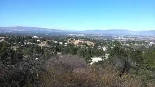 Vista Over Encino Hills on Mulholland Drive
