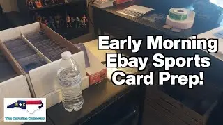 Preparing Ebay Sports Card Orders For Shipping Livestream