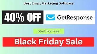 {40% OFF} GetResponse Black Friday Sale 2025 - Best Email Marketing Tool