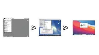 macOS evolution according to Luma AI