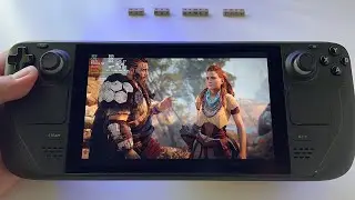 Horizon Zero Dawn - complete edition - Steam Deck handheld gameplay