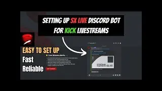 Kick.com Livestream Notification Bot Discord (2025)