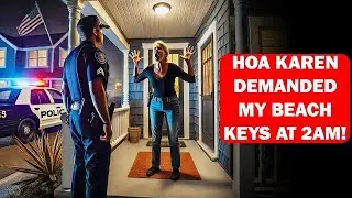 HOA Banged on My Door at 2 30AM Demanding My Beach Keys  ”Karen, Are You Crazy  I Called the Cop