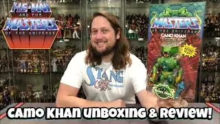 Camo Khan Mattel Creations Exclusive Masters of the Universe Unboxing & Review!