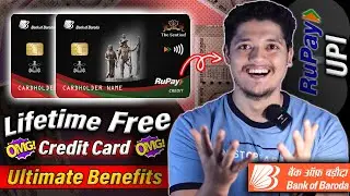BOB Assam Rifles Sentinel Credit Card Lifetime Free & Benefits 🤑  | Best Rupay Credit Card 2023 💳