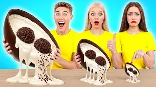 Big, Medium and Small Plate Challenge | Creative Cooking Ideas by Multi DO Challenge