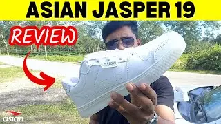 ASIAN JASPER 19 Shoe Review || White Shoes For Men 2024 || White Sneakers For Men Under 1000