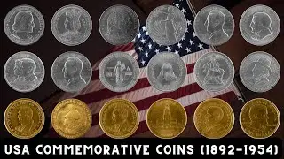 Rare US Commemorative Coins (1892 - 1954) #coin #usa #us #youtube #rarecoins #america