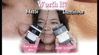 NEW ELF MATTE & LUMINOUS PUTTY PRIMER | COMBO/OILY SKIN | WEAR TEST