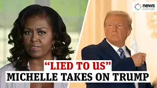 Michelle Obama takes on Trump in scathing speech