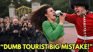 When A DUMB Tourist DISRESPECTS The Royal Guard!
