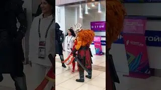 Косплей героев из доты на играх будущего 2024 #dota2 #cosplay #yatorodota2