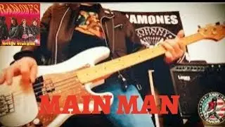 Ramones - Main Man * bass cover 