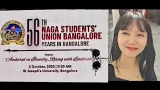 56th Naga Students' Union Bangalore Freshers meet 2025 mini vlog - Part 1.