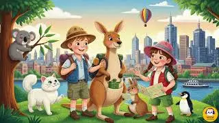 Melbourne Animal Adventure &ndash; Australian Zoo Animals Song for Kids