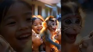 They Laughed at the Monkey Baby Until He Did THIS😭&hearts;️#shortvideo #automobile #facts #cat @MrBeast