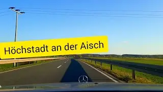 Города Германии. H&ouml;chstadt an der Aisch | Хёхштадт на Айше. Бавария на машине
