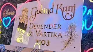 Making of Led Door Name Plates शब्द SIGNAGE  M: 9910108031 World-wide Delivery Available