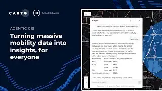 BT uses CARTO&rsquo;s AI Agents to bring real-time mobility insights to everyone