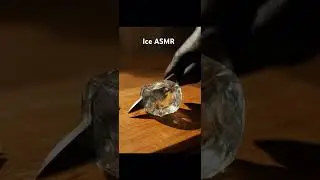 Transparent Ice ASMR #asmr #asmrsounds #asmrcutting #sound #trending #viral #viralvideo