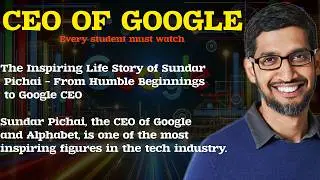 GOOGLE CEO | Sundar Pichai inspiring life story | Graded Reader | English story | study Motivation
