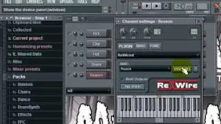 Tutorial Reason 4.0 - FL Studio 8 Rewire
