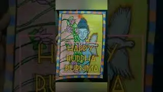 Buddha Purnima Poster tutorial | Happy Buddha Purnima | Sheena Gaba
