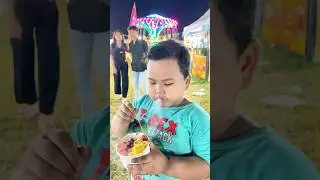 Marcello jajan Cikibul Chiki Ngebul di Pasar Malam, SERU BANGET⁉️ #jajanan
