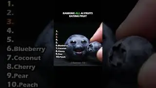 Ranking All AI Fruits Eating Fruit