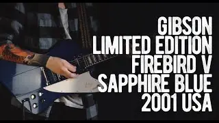 Gibson Limited Edition Firebird V Sapphire Blue 2001 USA