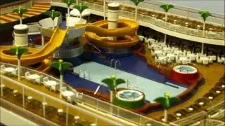Miniatur Modellschiffe Meyerwerft Papenburg Miniature model ships wharf shipyard cruise liners