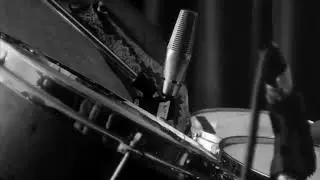 Arctic Monkeys vintage microphone Melodium RM 6 on drums