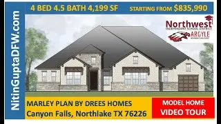 Marley Plan By Drees Homes In Canyon Falls in Northlake, TX