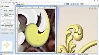 Gorgeous 3d bed design by Vectric Aspire | 3D Technics  | ( 3D part-1)