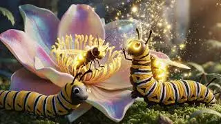 🐛 The Curious Caterpillar's Climb | Adventure & Growth Story for Kids 🌿✨