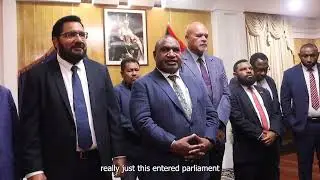 PM Jame Marape announces new cabinet ministers at Government House