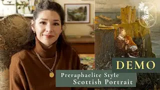 How to Paint Realistic Shadows: Highland Oil Painting in Pre-Raphaelite Style | Timelapse & Analysis