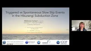 7.3 - McKenzie Carlson - Triggered vs Spontaneous Slow Slip Events in the Hikurangi Subduction Zone