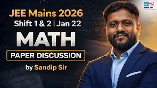 JEE Main 2026 (First Attempt) LIVE MATHS Paper Discussion | Shift 1 and 2 - 22nd Jan 2026 by ss sir