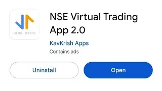NSE virtual trading app 2.0 || Paper trading app